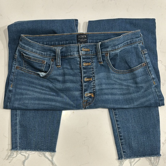 Jcrew 10” High rise Skinny Jeans 31 - Picture 3 of 5